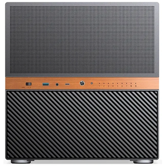  Корпус JONSBO N6 black, без БП, Mini-Tower, 2x120mm, 1xUSB-A 3.0 + 3.2, mATX, mITX 