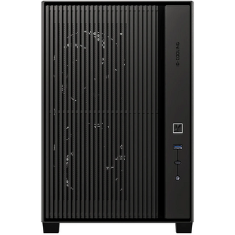  Корпус ID-Cooling Flow 500 AIR Black mATX/win TG/2 fans/Gen2 Type C/CPU180mm/ GPU 403mm/no PSU 