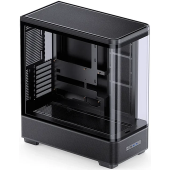  Корпус JONSBO TK-5 Black, TG (aquarium), mini-ITX, mATX, ATX, черный 