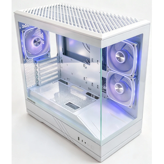  Корпус Powercase GT3 ARGB (CMGT3W-A3), TG, Type-C, 3x 120мм ARGB PWM Fans, белый, mATX 