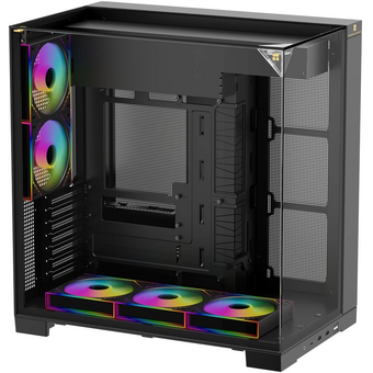  Корпус Thermalright TR-A70 Fan5-M (TRA70F5MB) / Black / TG / 5 x120mm ARGB PWM Fans / USB Type-C / ATX 