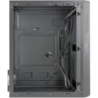  Корпус Ginzzu B172 2*USB 2.0,AU Fan 2*12 LED (12LB33) боковая панель стекло передняя сетка 