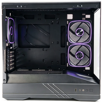  Корпус Powercase GT3 ARGB (CMGT3B-A3), TG, Type-C, 3x 120мм ARGB PWM Fans, чёрный, mATX 