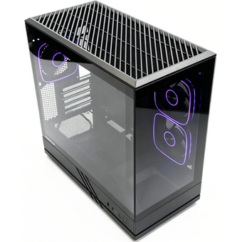  Корпус Powercase GT3 ARGB (CMGT3B-A3), TG, Type-C, 3x 120мм ARGB PWM Fans, чёрный, mATX 