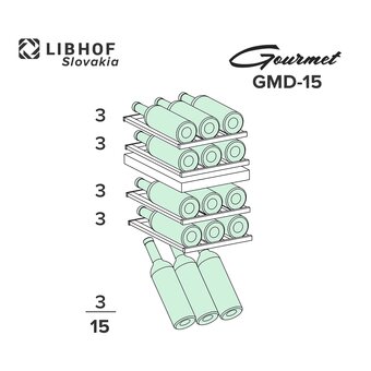  Винный шкаф Libhof GMD-15 white 