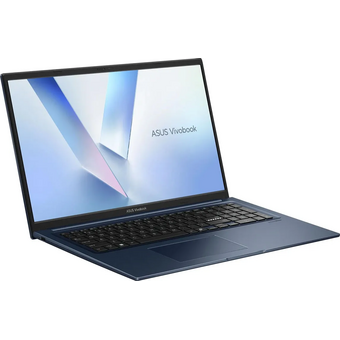  Ноутбук Asus Vivobook 17 X1704MA-AU010 (90NB17V2-M000Y0) Core 5 320 16Gb SSD512Gb Intel Graphics 17.3" IPS FHD (1920x1080) без ОС blue WiFi BT Cam 