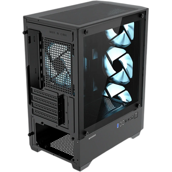  Корпус Accord ACC-195M, mATX, Mini-Tower, без БП, черный 