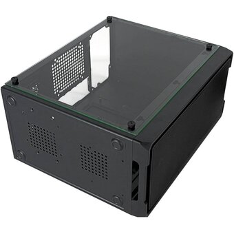  Корпус Ginzzu B172 2*USB 2.0,AU Fan 2*12 LED (12LB33) боковая панель стекло передняя сетка 