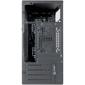  Корпус Ginzzu B172 2*USB 2.0,AU Fan 2*12 LED (12LB33) боковая панель стекло передняя сетка 