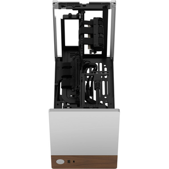  Корпус Fractal Design Terra (FD-C-TER1N-02) без БП, Mini-Tower, no fans, 1xUSB-A 3.0 + 1xUSB 3.2 Type-C, SFX PSU Support, mITX Silver 