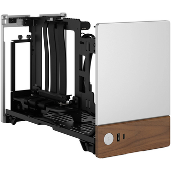  Корпус Fractal Design Terra (FD-C-TER1N-02) без БП, Mini-Tower, no fans, 1xUSB-A 3.0 + 1xUSB 3.2 Type-C, SFX PSU Support, mITX Silver 