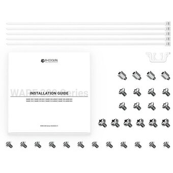  Корпус ID-Cooling Ware 310 White ATX/ win TG/ no fan/ Type C/ CPU 160mm/ GPU 320mm/ no PSU 