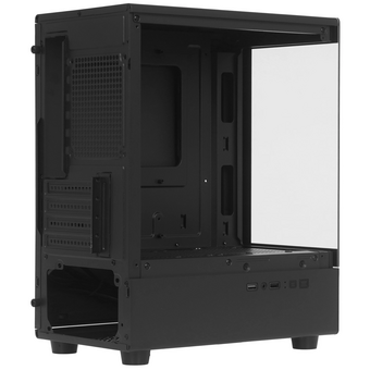  Корпус Ginzzu RX400D mATX жк. дисплей 