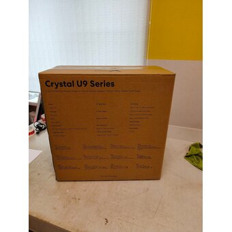  УЦ Корпус Formula V Line Crystal U9 PA Black, ATX, Type-C*1, USB3.0*2, Curved Glass, Side 3x Performance ARGB (плохая упаковка,заводской дефект литья) 