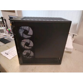  УЦ Корпус Formula V Line Crystal U9 PA Black, ATX, Type-C*1, USB3.0*2, Curved Glass, Side 3x Performance ARGB (плохая упаковка,заводской дефект литья) 
