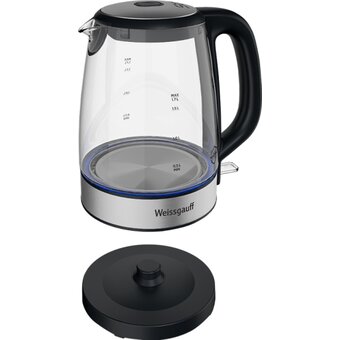  Электрочайник Weissgauff WK 1712 EcoGlass Nero 