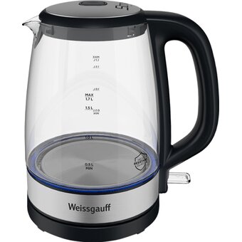  Электрочайник Weissgauff WK 1712 EcoGlass Nero 