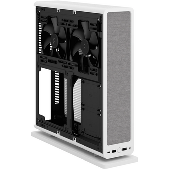  Корпус Fractal Design Ridge (FD-C-RID1N-12) без БП, 2x140mm, 2xUSB-A 3.2 + 1xUSB Type-C, SFX PSU Support, mITX White 