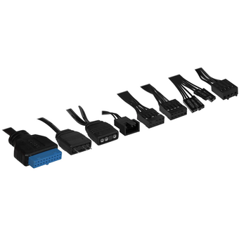 Корпус Formula V Line Air Power G1 Black, ATX, USB3.0*1, USB2.0*2, Front 3x120mm ARGB, Rear 1x120mm ARGB 
