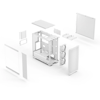  Корпус Fractal Design Epoch TG RGB Clear Tint (FD-C-EPO1A-05), без БП, Midi-Tower, 3x120mm ARGB, 2xUSB-A 3.2 + 1xUSB Type-C ATX, mITX 