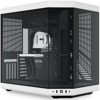  Корпус HYTE Y70 (CS-HYTE-Y70-BW), без БП, Midi-Tower, TG, no fans, 2xUSB-A 3.2, 1xUSB Type-C, E-ATX, ATX, mITX Black Panda 