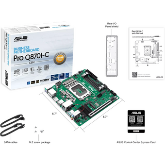  Материнская плата ASUS Pro Q870I-C-CSM 