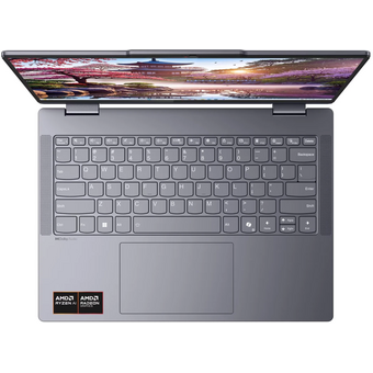  Ноутбук Lenovo IdeaPad 5 2-in-1 14AKP10 (83KT0056RK) Ryzen AI 5 340 16Gb SSD 512Gb AMD Radeon 840M Graphics 14 WUXGA IPS TS Cam 57Вт*ч No OS Серый 