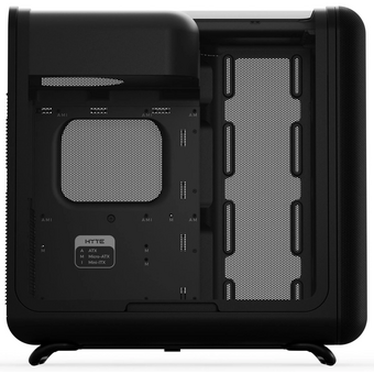  Корпус HYTE X50 (CS-HYTE-X50G-BB) без БП, Midi-Tower, TG, no fans, 2xUSB-A 3.2, 1xUSB Type-C, E-ATX, ATX, mITX Pitch Black 