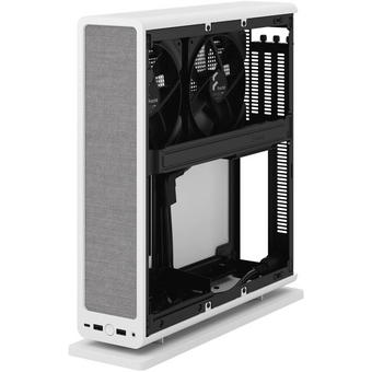  Корпус Fractal Design Ridge (FD-C-RID1N-12) без БП, 2x140mm, 2xUSB-A 3.2 + 1xUSB Type-C, SFX PSU Support, mITX White 