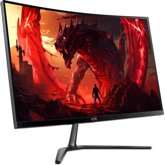  Монитор Acer ED270UF6bmiipx (UM.HE0CD.601) 1500R, 16:9, VA, QHD, 0,5/1ms, 250cd, 320Hz, HDMI, DP, SPK 