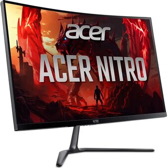  Монитор Acer ED270UF6bmiipx (UM.HE0CD.601) 1500R, 16:9, VA, QHD, 0,5/1ms, 250cd, 320Hz, HDMI, DP, SPK 