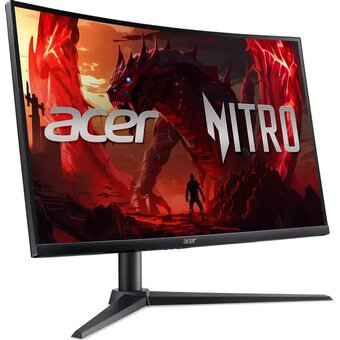  Монитор Acer XZ270UF6bmiiphx (UM.HX0CD.602) 1500R, 16:9, VA, QHD, 0,5/1ms, 250cd, 320Hz, HDMI, DP, SPK, HAS 