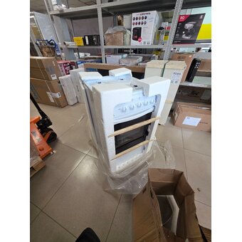  УЦ Кухонная плита ЛАДА NOVA RG 24042 W (плохая упаковка, заводской дефект на стекле, малая вмятина на корпусе) 