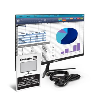  Монитор ExeGate EP2400TA (EX300349RUS) черный 