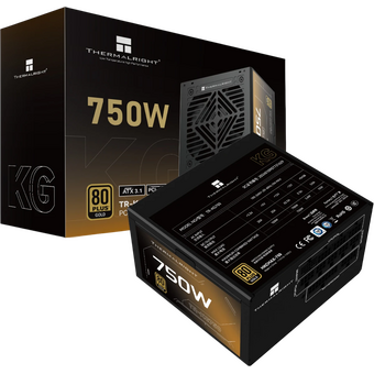  Блок питания Thermalright TR-KG750 750W 80+ Gold (ATX, 3.1, PCIe 5.1, Full modular, 1x24(20+4)pin, 2xCPU 8(4+4)pin, 2xPCIe*2 8(6+2)pin) 