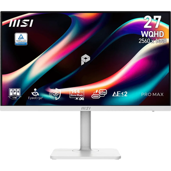  Монитор MSI Pro MAX 271QPHW E14 (9S6-3PF54H-021) белый 