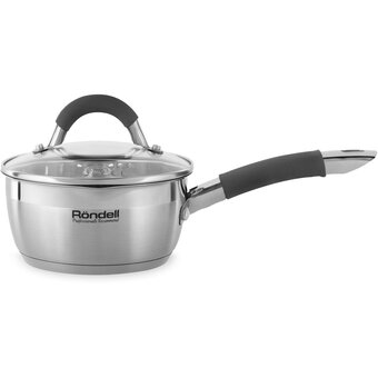  Ковш Rondell Flamme RDS-026 1.3л d=16см с крышкой стальной 
