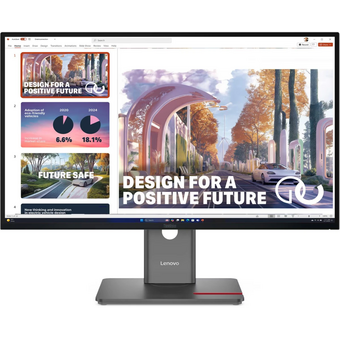  Монитор Lenovo ThinkVision P27QD-40 (64B3GAT2UK) черный IPS LED 4ms 16:9 HDMI матовая HAS Piv 1500:1 350cd 178гр/178гр 2560x1440 120Hz DP QHD USB 6.8кг 