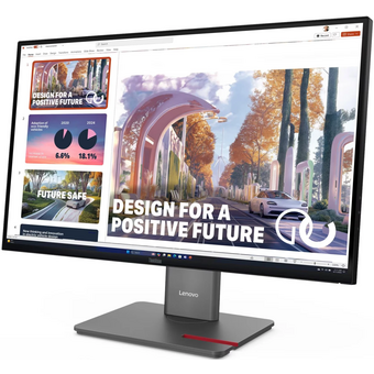  Монитор Lenovo ThinkVision P27QD-40 (64B3GAT2UK) черный IPS LED 4ms 16:9 HDMI матовая HAS Piv 1500:1 350cd 178гр/178гр 2560x1440 120Hz DP QHD USB 6.8кг 