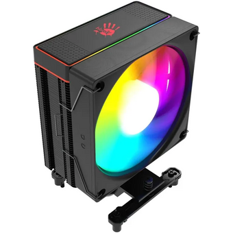  Кулер BLOODY AC-15 (ac-15-argb240-bk), 4-pin, ARGB, 120мм, черный, retail 
