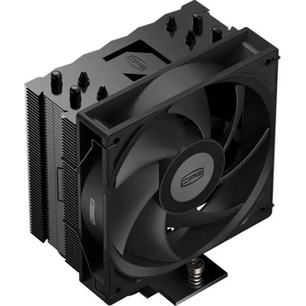  Кулер PcCooler RT400 Digital ARGB BK Black (230W, 4-pin PWM, LED temp., 152mm, Al/Cu, 4x6mm, 1x120mm, 73.32CFM, 34.9dBA, 2200RPM) 