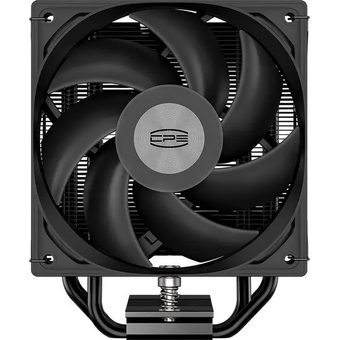  Кулер PcCooler RT400 Digital ARGB BK Black (230W, 4-pin PWM, LED temp., 152mm, Al/Cu, 4x6mm, 1x120mm, 73.32CFM, 34.9dBA, 2200RPM) 