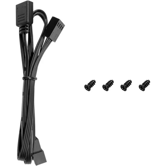  Вентилятор Deepcool FD12 V2 ARGB (R-FD12ARGBV2-BKAPN1-G) 120х120x25 черный 4-pin 26.57дБ Ret 