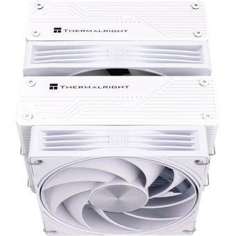  Кулер Thermalright Frost Tower 140 White LGA115X/1200/1700/1851/2011/2066/AM4/AM5 (Dual Tower, 120mm + 140mm PWM Fan, медное основание, 7 тепл. труб) 