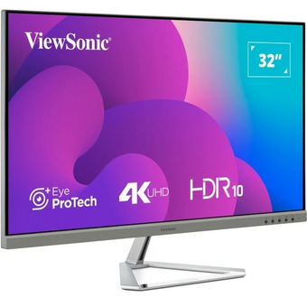  Монитор ViewSonic VX3276-4K-MHD-2 серебристый VA LED 16:9 HDMI M/M матовая 350cd 178гр/178гр 3840x2160 60Hz DP 4K 6.9кг 