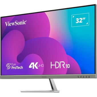  Монитор ViewSonic VX3276-4K-MHD-2 серебристый VA LED 16:9 HDMI M/M матовая 350cd 178гр/178гр 3840x2160 60Hz DP 4K 6.9кг 