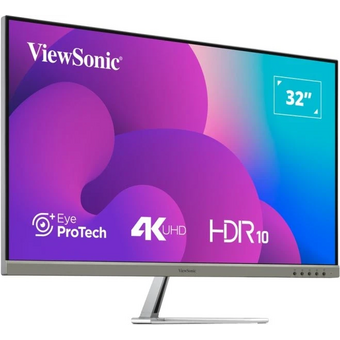  Монитор ViewSonic VX3276-4K-MHD-2 серебристый VA LED 16:9 HDMI M/M матовая 350cd 178гр/178гр 3840x2160 60Hz DP 4K 6.9кг 