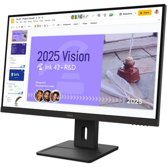  Монитор Lenovo ThinkVision E27Q-40 (64BDGAT4UK) черный IPS LED 4ms 16:9 HDMI M/M матовая HAS Piv 1500:1 350cd 178гр/178гр 2560x1440 100Hz DP QHD 6.2кг 