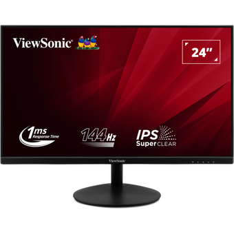  Монитор ViewSonic VA24E2-H черный 