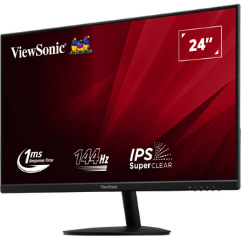  Монитор ViewSonic VA24E2-H черный 